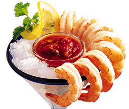 Shrimp With Peppy Cocktail Sauce